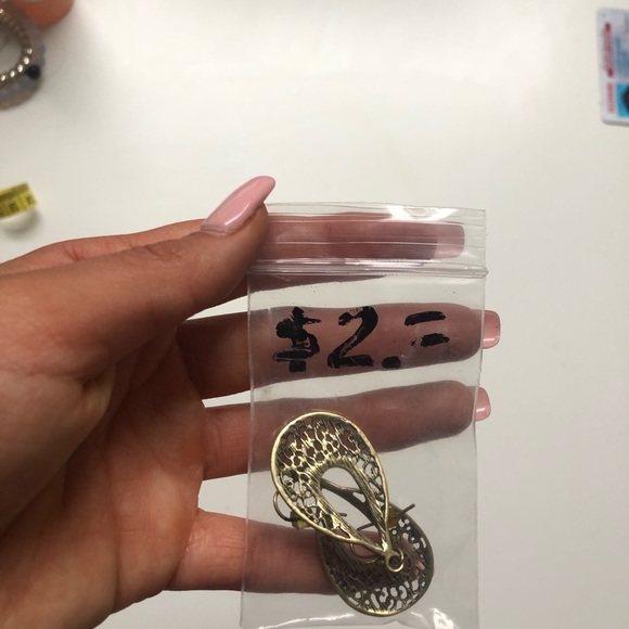 Rustic boho earrings - Picture 3 of 3